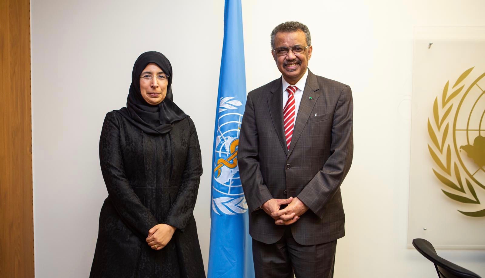 Qatar’s Minister of Public Health meets WHO Director-General