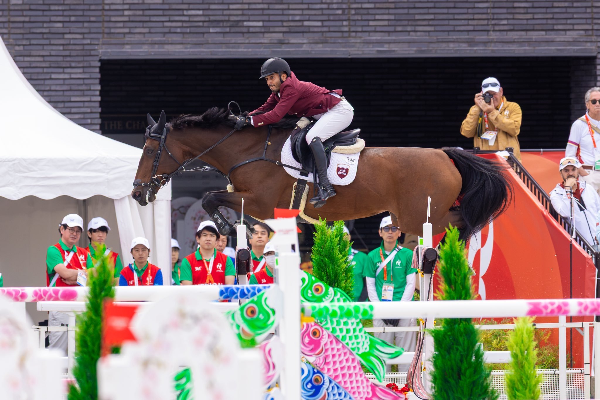 Faleh Al Ajami wins Asian Games individual jumping gold for Qatar
