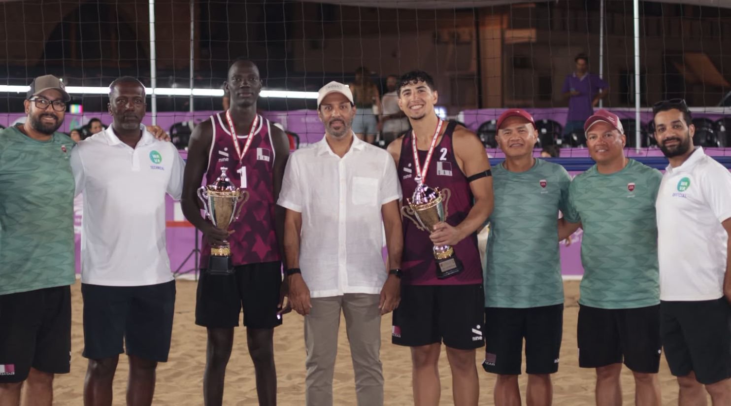 Qatar’s beach volleyball team finishes second in West Asia Championship
