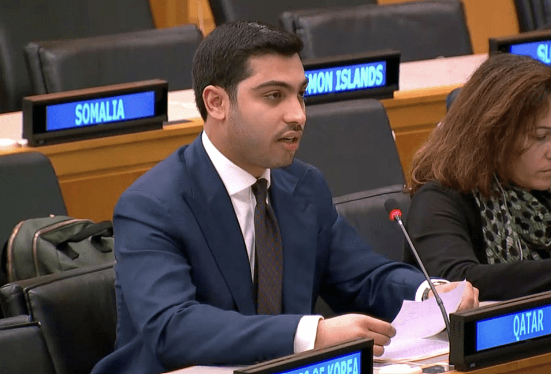 قطر تؤكد أن استمرار استغلال الموارد الطبيعية في الأرض الفلسطينية والجولان السوري المحتلين يمثل عائقا أمام تحقيق التنمية المستدامة